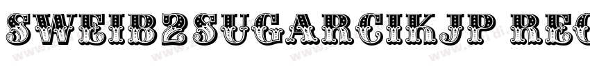 SweiB2SugarCiKjp Reg字体转换